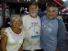 4 Jody & Ray Berzins (former GTR drummer & sound man for Over Time) w/ fellow drummer Dan of New York at Coconuts.